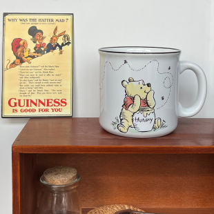 噗噗熊皮杰猪小熊维尼卡通可爱陶瓷马克杯水杯咖啡杯 550ml