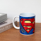 Superman 超人正义联盟陶瓷马克杯DC漫画咖啡杯水杯子