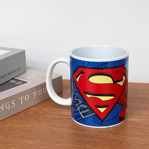 Superman 超人正义联盟陶瓷马克杯DC漫画咖啡杯水杯子