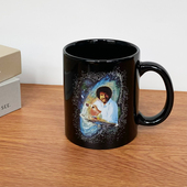 鲍伯鲁斯Bob Ross美国画家人物陶瓷马克杯水杯子美式 咖啡杯