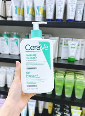 Cerave 适乐肤Foaming Cleanser修护净颜泡沫啫喱473ml 控油
