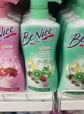 泰国BeNice沐浴露雪梨水果缤纷保湿嫩肤番茄清甜果香沐浴乳400ml