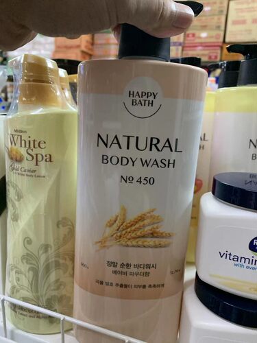 韩国爱茉莉Happy bath天然谷物沐浴露沐浴液舒缓保湿润肤沐浴乳