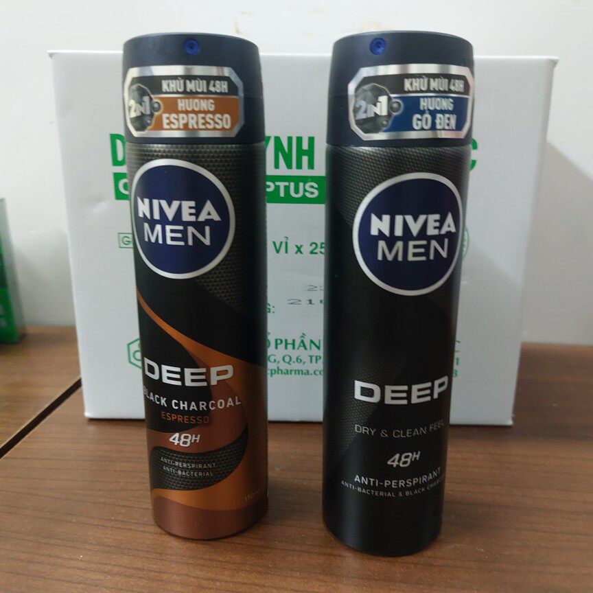 泰国妮维雅腋下除臭止汗喷雾男士香水除汗剂汗臭爽身止汗露150ml