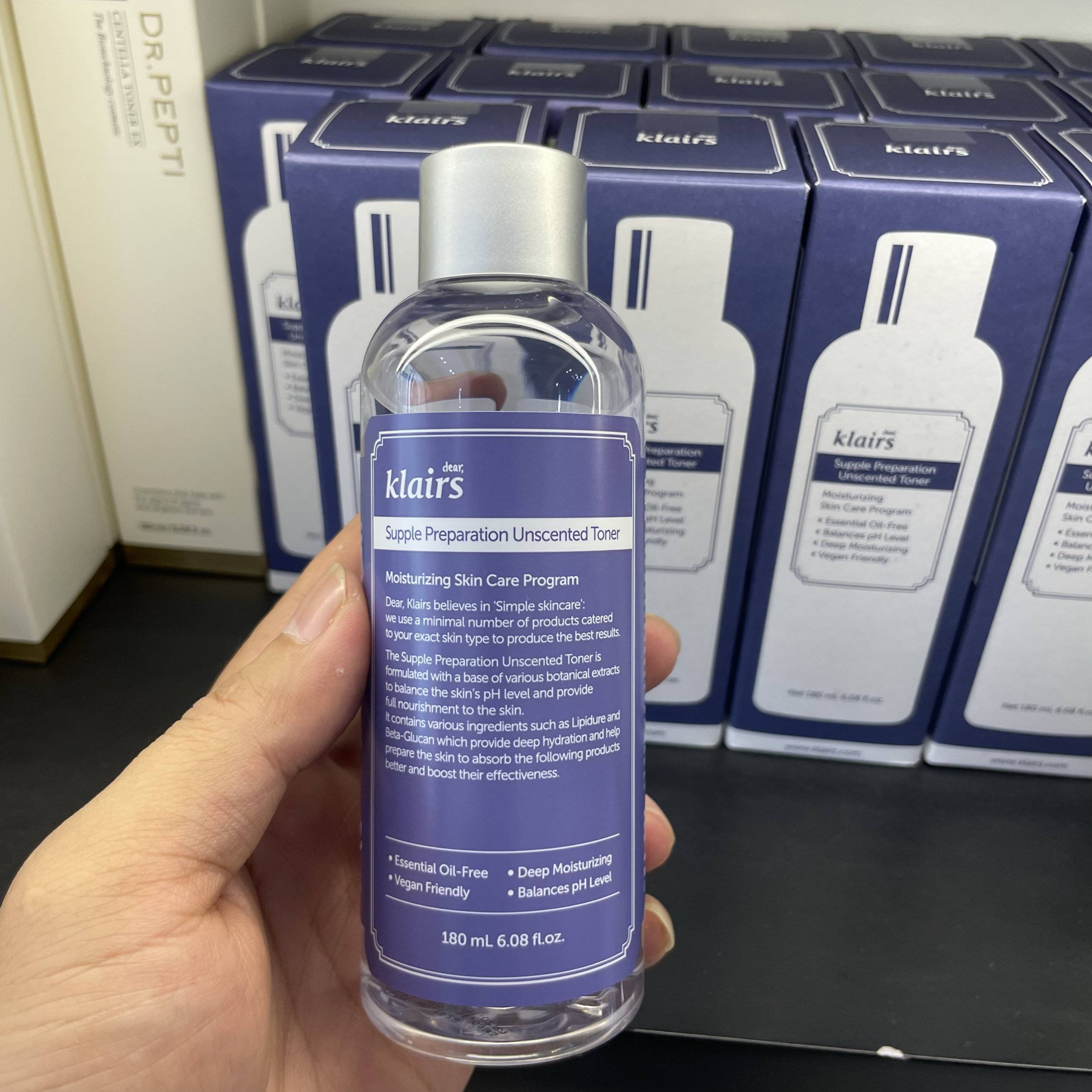 klairs蔻徕氏植物镇静爽肤水长效保湿水油平衡湿敷水敏感肌180ml