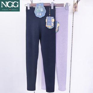 女高腰加绒加厚450克冬季 款 毛裤 修身 8837 打底裤 NGG铂金蚕丝保暖裤