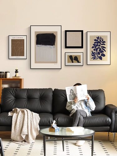 组合挂画抽象装饰画北欧