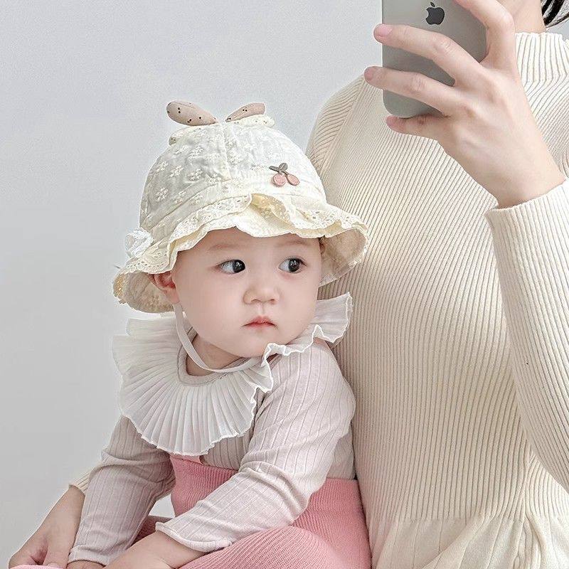 婴儿帽子春秋季洋气小月龄渔夫帽宝宝新生儿冬款纯棉防风公主盆帽,童装/婴儿装/亲子装,帽子,淘宝优惠券,粉丝福利购,淘宝优惠卷