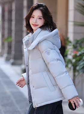 冬季棉服女短款2026新款韩版港风宽松可拆卸帽棉衣面包服加厚外套