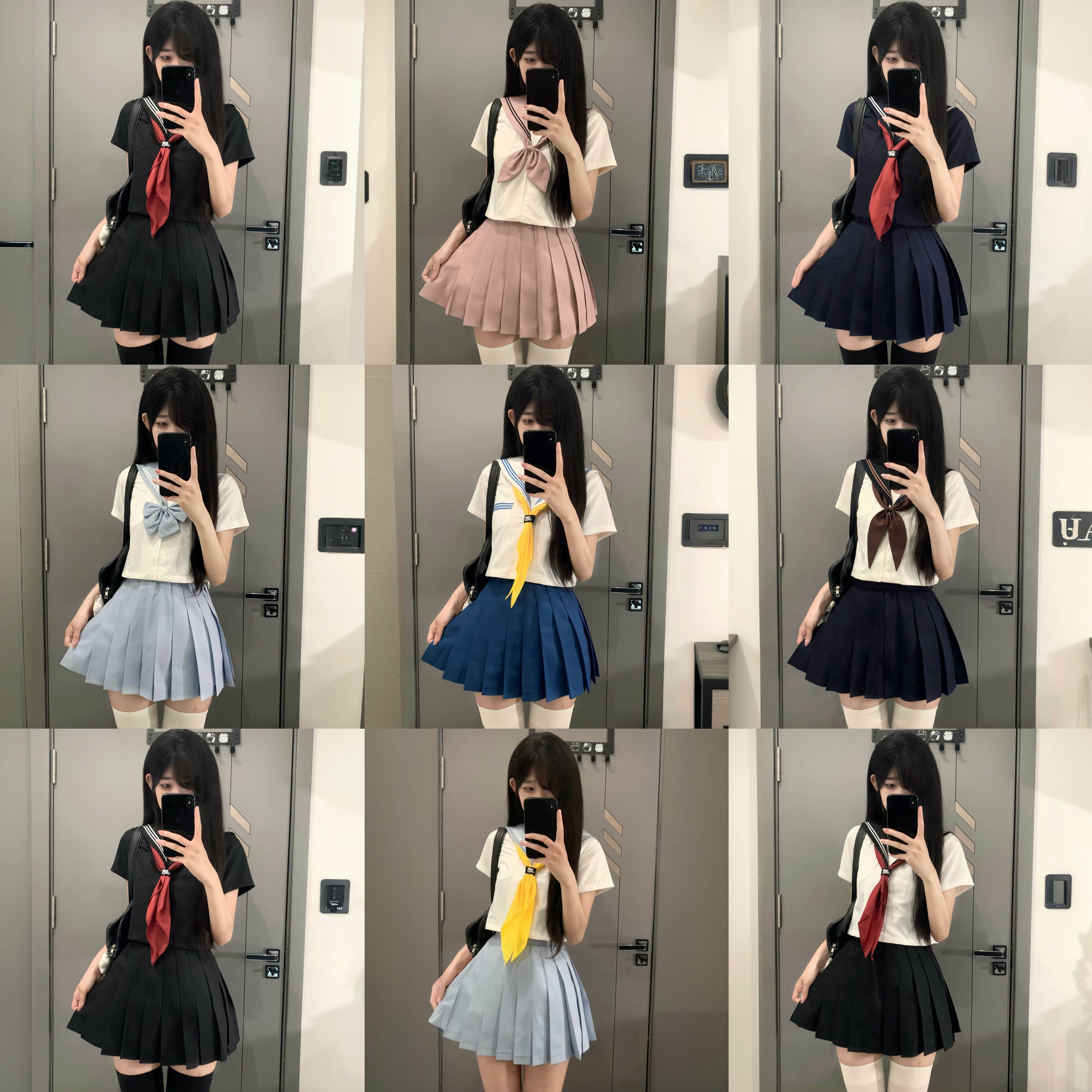 御灵岛正版水手服jk制服基础款夏