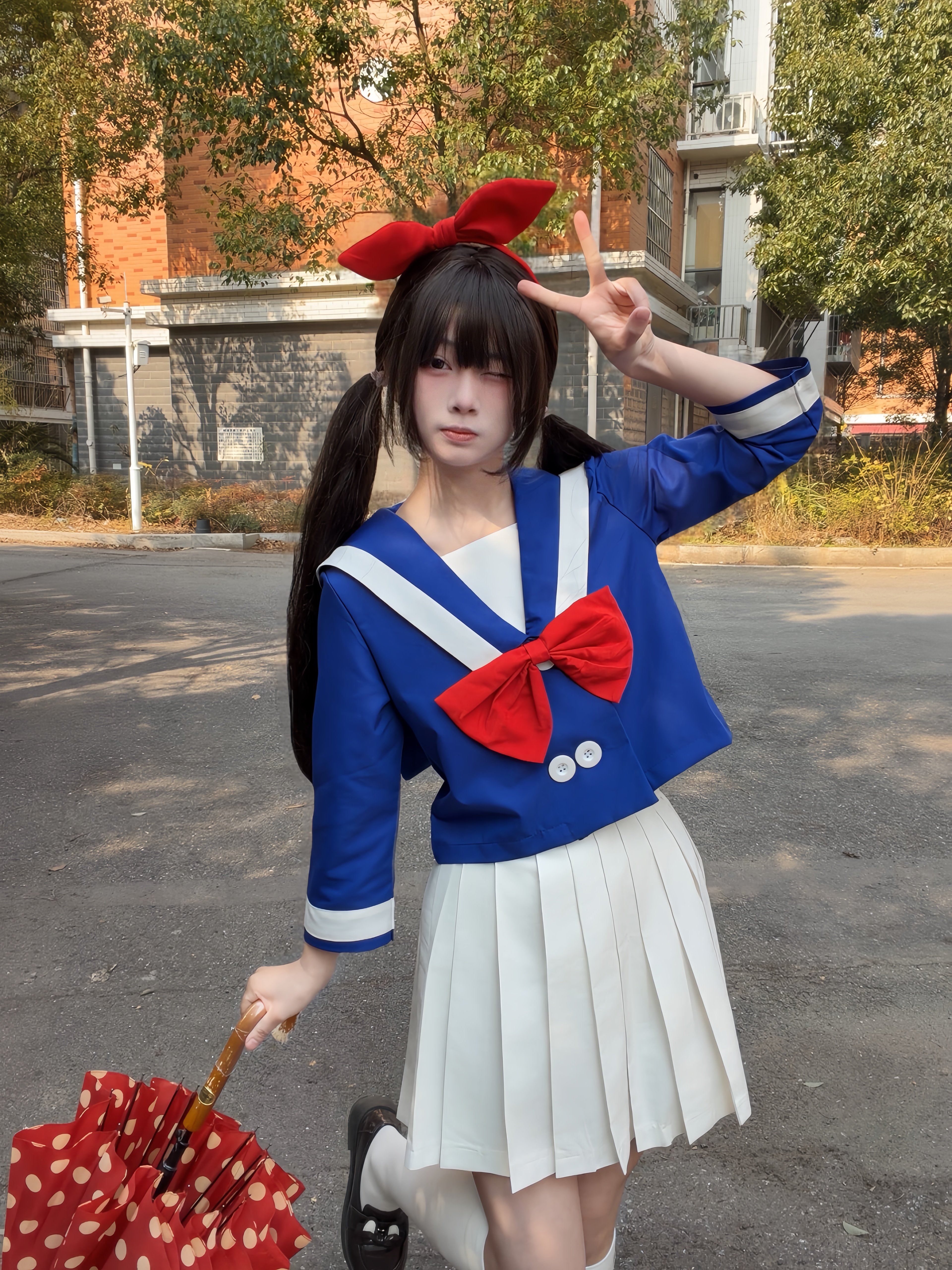 JK制服唐纳德同款唐老鸭水手服学生校服班服迪士尼演出外套女夏季