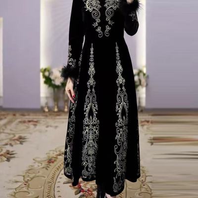 新款年轻气质修身显瘦大摆裙子