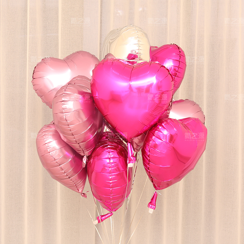 18寸铝膜心形气球爱心
