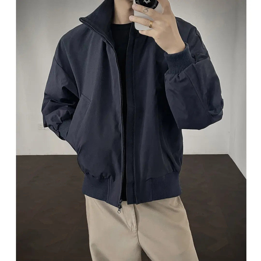 cleanfit飞行员夹克男生春秋款bomber工装外套美式三防防水棒球服