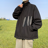 2025秋季新款港风宽松印花夹克外套J222-P78控98，男装夹克，电商A036A