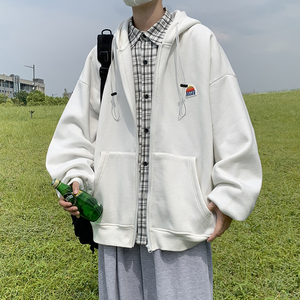 300克50%棉 2025秋季港风宽松开衫卫衣外套W2205-P68控88图片
