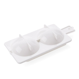 萌萌家圆形微波炉专用蒸盘爱心早餐蒸蛋器 耐热塑料鸡蛋加工模具