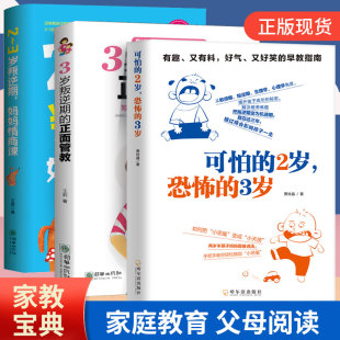 3岁叛逆期妈妈情商课有趣又有聊好气又好笑 正面管教 3岁 全3册 早教指南家庭教育书籍早教育儿百科 2岁恐怖 3岁叛逆期 可怕