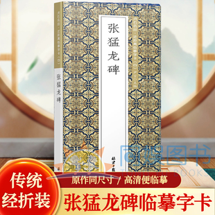 张猛龙碑 历代书法名帖经折 2册 贞石名品·近距离临摹字卡