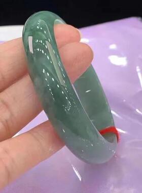 正品纯天然玉手镯女款首饰翠绿色玉石镯子饰品首饰送妈妈朋友礼物