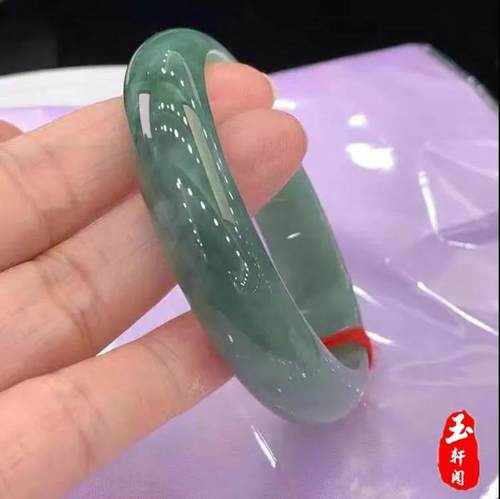 天然玉石深绿手镯女款旺夫玉手镯正品手镯玉器玉石镯子包邮带证书