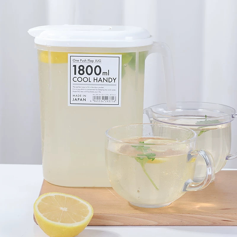 日本进口大容量凉水壶夏季家用耐高温冷水壶冰箱用塑料凉白开水杯