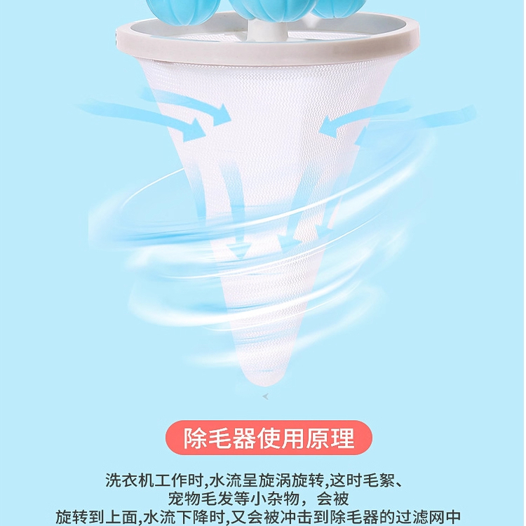 洗衣机过滤网袋除毛器毛絮收集专用去毛器洗衣护洗袋网兜吸毛漂浮