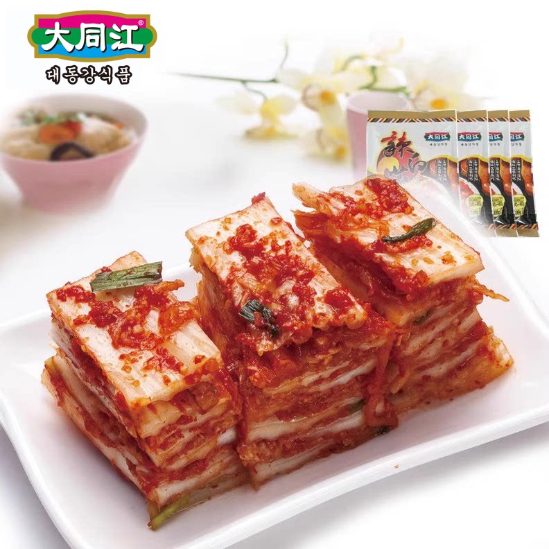 韩国手工腌制延边辣白菜图片