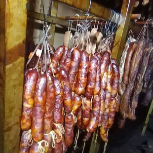 广西三江腊肠500g烟熏土猪腊味特色农家土货柳州特产散装侗家风味