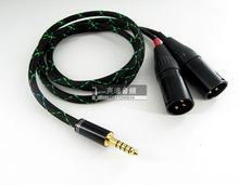 适用索尼WM1A WM1Z PHA2A zx300a 4.4平衡公转2XLR双卡侬公音频线