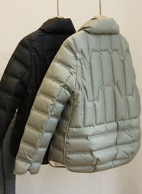 轻薄立领白鸭绒羽绒服外套上衣