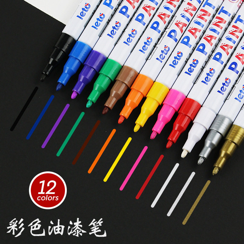 拍立得照片相纸彩色小油漆笔