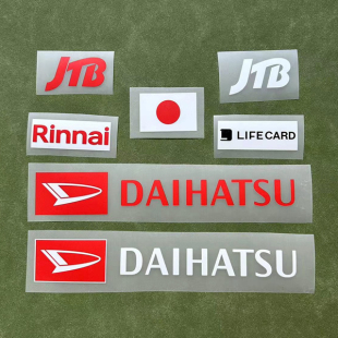 日本羽毛球队大赛服球衣赞助广告logo烫印标T恤DIY定制热转印代印