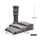 现货圣斗仕12星座黄金圣衣树脂宫殿摆件射手座白羊座穆处女座场景