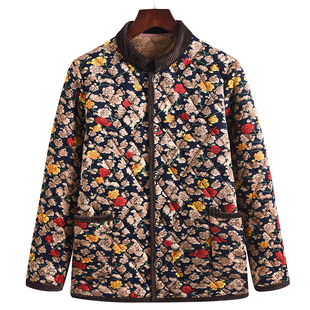 奶奶冬装棉衣外套中老年人女妈妈加绒加厚保暖小棉袄老人太太衣服