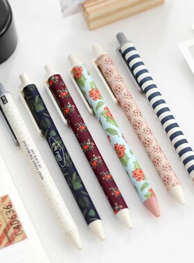 【韩国原装进口】正品Iconic小清新可爱图案0.38mm中性圆珠笔V.3