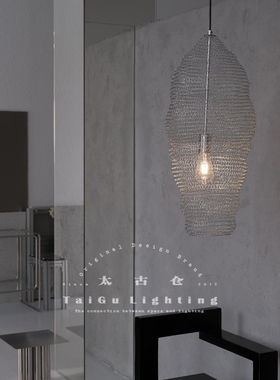太古仓TaiGu工业风金属编织艺术吊灯包豪斯卧室吧台餐厅氛围吊灯