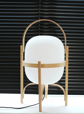 西班牙Santa提篮实木台灯样板房工程定制灯具儿童书房卧室餐厅灯