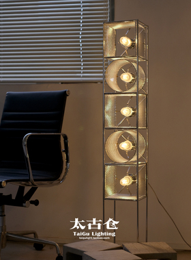 复古工业风氛围感灯具高颜值落地灯客厅沙发卧室床头灯艺术感灯饰