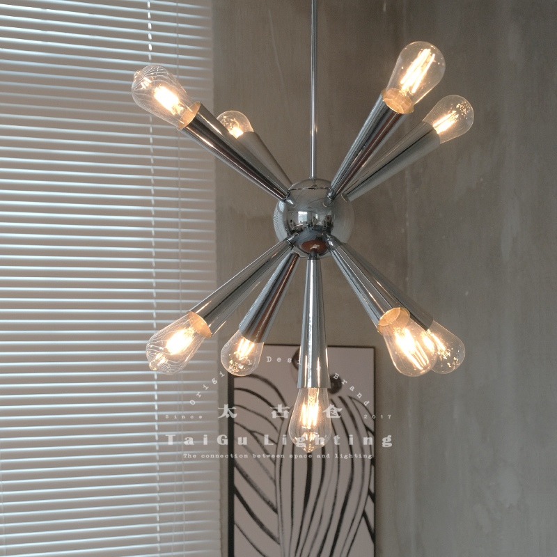 复古包豪斯风格卧室客厅吊灯