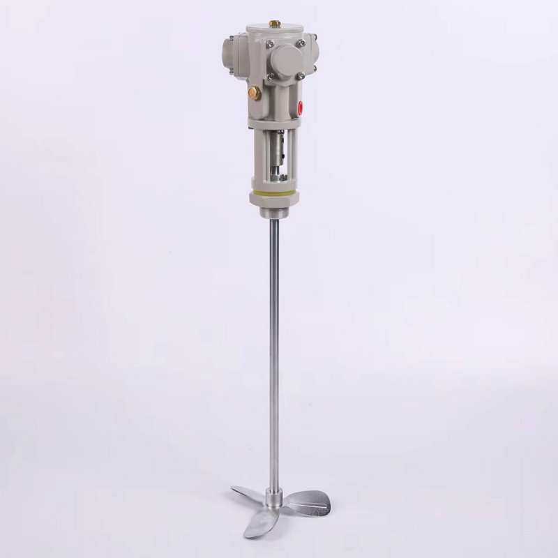 5加仑气动搅拌机 法兰升降式液体涂料油漆油墨工业小型搅拌器