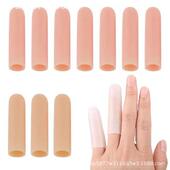 硅胶手指保护套防干裂保湿 手指头套受伤手指套写字加厚防痛耐磨套