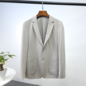 百搭通勤纯色商务休闲西服西装 轻旅系列 春款 撤柜男装 抗皱透气