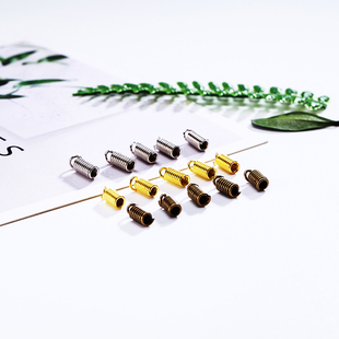 DIY饰品配件手链项链通用弹簧接头系列拉簧创意手工古青白银2018