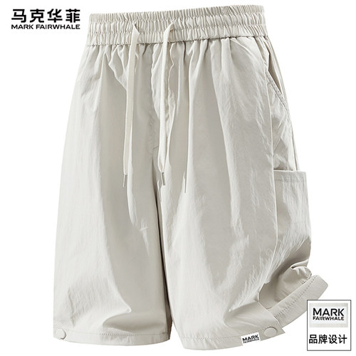 马克华菲男工装短裤夏季透气