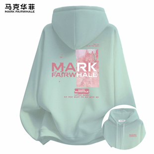 潮牌男士 马克华菲重磅卫衣男士 连帽美式 春季 上衣休闲外套 2026新款