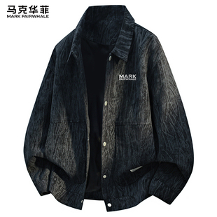 外套男士 休闲春装 春秋季 潮牌男款 穿搭夹克 美式 马克华菲灯芯绒新款
