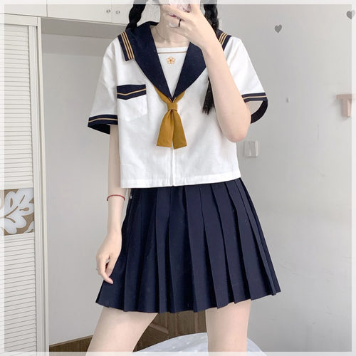 水手服jk风中新款率原创