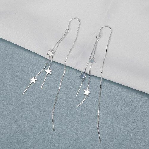 星星耳线时尚甜美气质流苏耳饰品