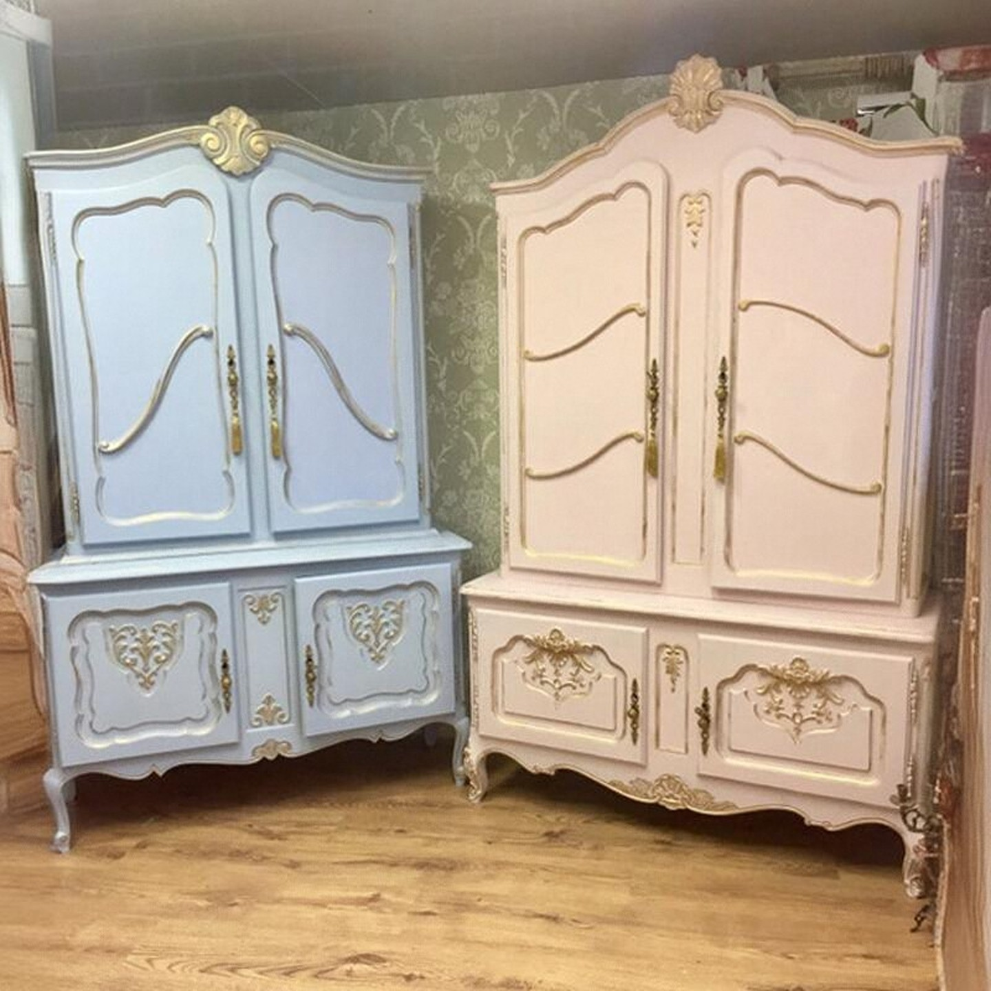 法式实木酒柜美式乡村仿古雕花客厅储物展示柜书柜玻璃双门餐边柜